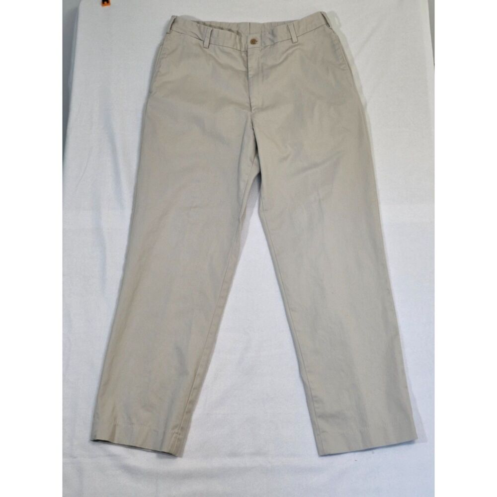 Bills Khakis M1 Relaxed Fit Chinos Mens 38x30 Flat Front Tan Twill Made in USA